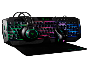 COMBO AVATEC CMK-8412B TECLADO MOUSE AUDIFONO