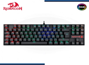 K552W-RGB TECLADO REDRAGON KUMARA BLACK, SPANISH BLUE SWITCH