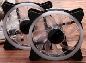 COOLER 12 X 12 CM LUCES RGB  KNT-1015