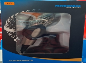 ERUDITO MIC P801 MICROFONO ALAMBRICO CABLE 1.8M PEDESTAL MICRONICS