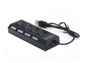 HUB 2.0 CON SWITCH KNT-1083 X4