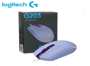 MOUSE LOGITECH G203 LIGHTSYNC OPT 8000 DPI RGB LILA