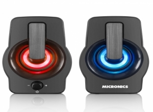 NEON ONE MIC S307-7 PARLANTE 2.0 RGB LED 2" MICRONICS