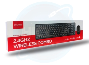 MARVO DCM004WE BK MOUSE Y TECLADO INALAMBRIC COMBO