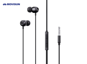 MOVISUN AUDIFONO CON CABLE ENJOY P3 NEGRO
