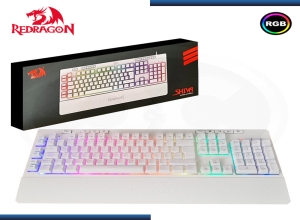 TECLADO REDRAGON SHIVA SPANISH K512W-RGB-SP WHITE
