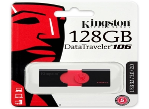 MEMORIA USB KINGSTON 3.0 DT106 128GB NEGRO
