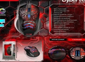 SPIDER CYB MG500 MOUSE GAMER USB LED CYBERTEL