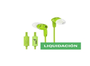 AUDIFONO C/MICROF. GENIUS P/SMARTPHONE HS-M320 GREEN