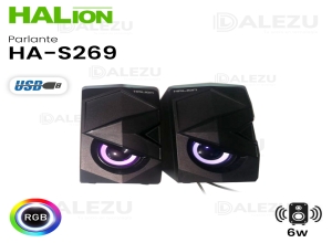 PARLANTE 2.0 GAMER USB HA-S269 LED