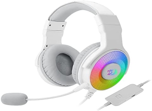 AURICULARES REDRAGON PANDORA WHITE H350W-RGB(7.1 USB)