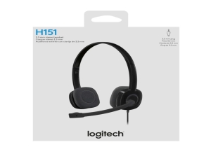 AUDIFONO C/MICROF. LOGITECH H151 STEREO BLACK