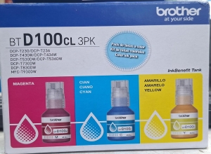 TINTA  PACK 3 TINTAS BROTHER COLOR 3PK-TANK