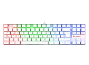 K552W-RGB TECLADO  REDRAGON  KUMARA WHITE, SPANISH BLUE SWITCH