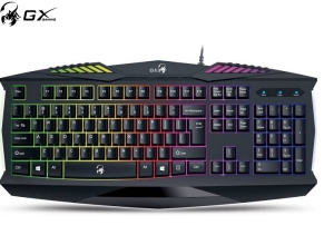 TECLADO GENIUS SCORPION K220 GAMING USB BLACK (PN 31310475101)