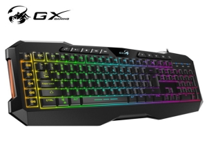 TECLADO GENIUS SCORPION K11 PRO GAMING RGB LED USB BLACK (31310
