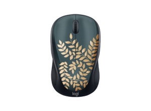 MOUSE LOGITECH M317C WIRELESS GOLDEN GARDEN BLACK (910-006115)