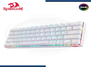 TECLADO REDRAGON DRACONIC K530W-RGB WHITE BROWN SWITCH