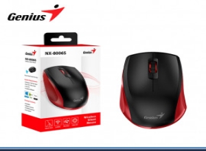 MOUSE GENIUS NX-8006S WIRELESS BLUEEYE SILENT RED (31030024401)