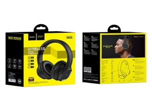 AUDIFONO W28 HEADPHONES BT NEGRO