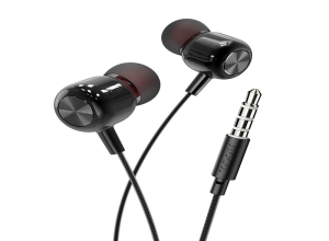 AUDIFONO M87 AURICULARES CON CABLE NEGRO