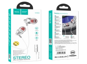 AUDIFONO M90 TYPE-C EARPHONE  GRIS