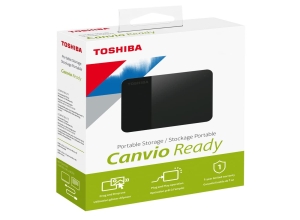 DISCO DURO TOSHIBA PORTATIL CANVIO READY 1 TB USB 3.0  NEGRO