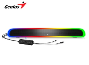 PARLANTE GENIUS SOUND BAR 200BT RGB BT/ LINE-IN USB-POWER BLACK