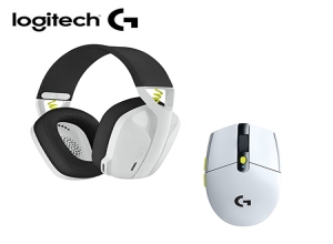 AUDIFONO C/MICROF. LOGITECH G435 + MOUSE G305 WIRELESS BLACK/WHITE/GREEN