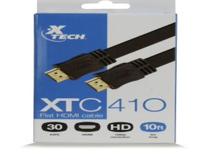 XT CBLS FLAT HDMI XTC-410 10FT M/M