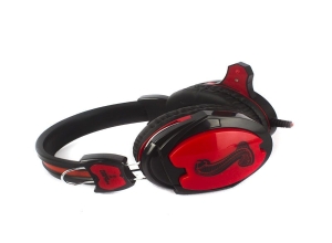 HEADSET GAMER HALION S4 COBRA NG/ROJO