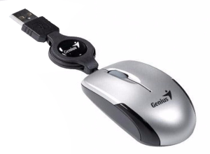 MOUSE GENIUS MICRO TRAVELER V2 USB SILVER