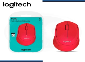 MOUSE LOGITECH M280 WIRELESS RED