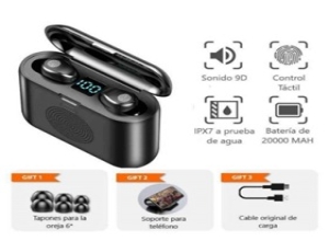 AUDIFONO BLUETOOTH F9-34 KNT-1279