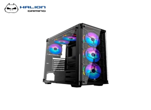 CASE GAMER HALION SPIDER C907 S.FUENTE RGB TEMP CR