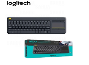 TECLADO LOGITECH K400 PLUS WIRELESS TOUCH SP BLACK
