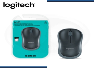 MOUSE LOGITECH M185 WIRELESS GRAY