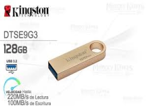 MEMORIA USB 128GB KINGSTON DTSE9G3 3.2 220MB/S (DT