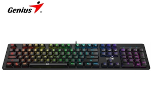 TECLADO GENIUS SCORPION K10 GAMING RGB LEDÁUSB BLK