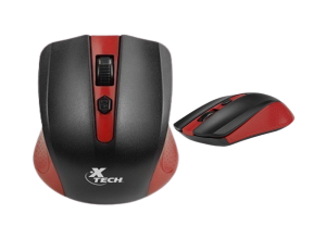 XTECH MSE WLS 2.4 GHZ 4-BUTTON 1600DPI RED XTM-310RD