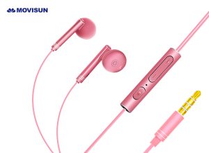MOVISUN AUDIFONO CON CABLE ENJOY P1 ROSADO