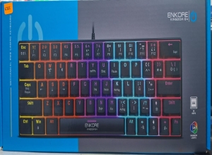 KINGDOM 64 ENK 1008 RAINBOW TECLADO GAMER MECANICO USB ENKORE