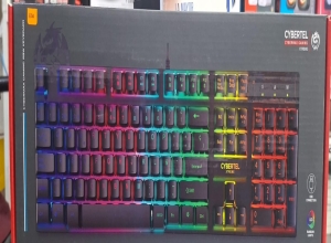 XTREME BLACK CYB K505 TECLADO GAMER USB LED CYBERTEL