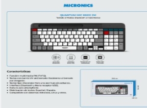 QUANTUM MIC K600 TECLADO MULTIMEDIA USB MICRONICS