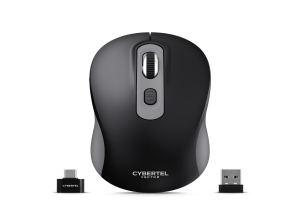 VEKTOR BLACK CYB M708-3M MOUSE BT WIFI RECARGABLE CYBERTEL