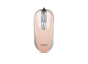 SPUTNIK RUBER NUBE (PINK) CYB M204S MOUSE USB RETRACTIL CYBERTEL