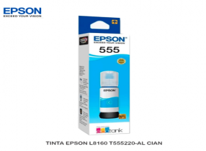 TINTA EPSON T555220-AL CIAN PARA L8160
