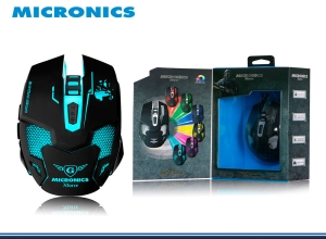 XFORCE MIC M837 MOUSE GAMER USB 7LEDS 6B 3200DPI MICRONICS