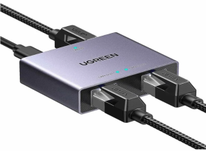 ETHERNETSPLITTER 1000MBPS E.SPLITTER 1TO2 PLUG&PLAY 2DEVICES 45311