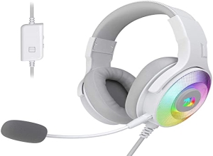 AURICULARES REDRAGON PANDORA WHITE 2 H350W RGB-1(3.5MM +USB)